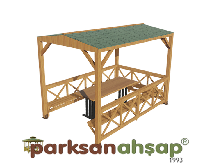 70107 - Ahap Ekonomik Mini Gazebo 200(L)x300(W)x250(H) cm